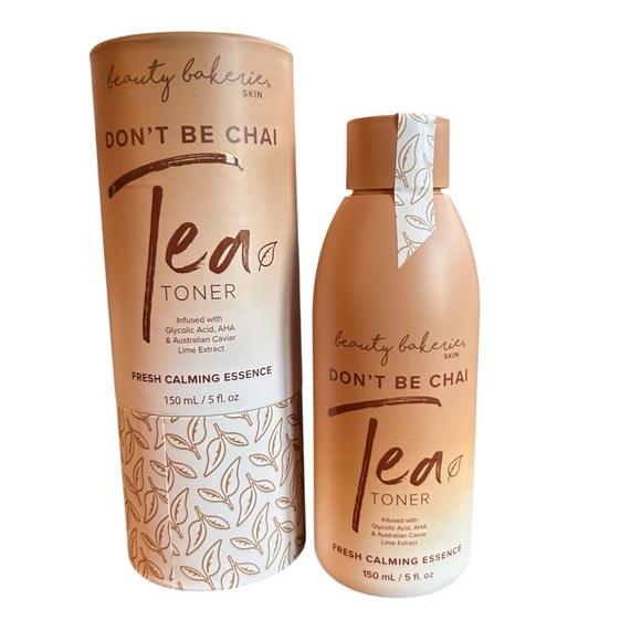 Beauty Bakerie Tea Toner Anti-Aging Glycolic Acid Caviar Lime Extract NEW PC - Picture 10 of 14